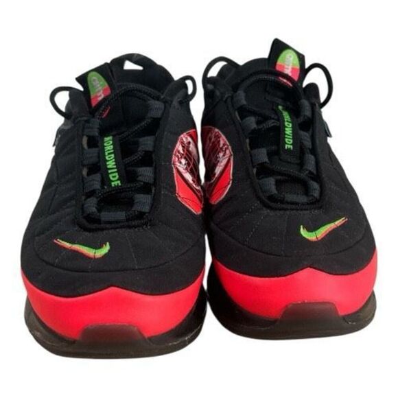 NIKE MX-720-818 "WORLDWIDE PACK" Men Trainers (CT1282 001) Black Orange Size 7 - Picture 3 of 14